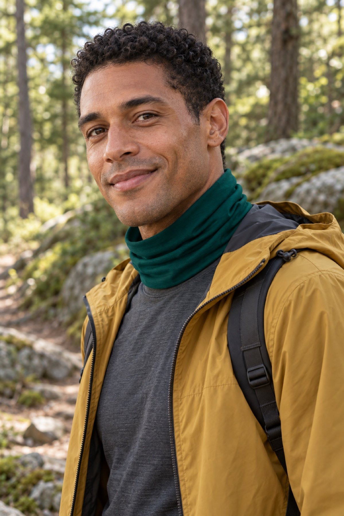 FOREST GREEN PIRATE AND PARROT BANDANA - Görsel 3