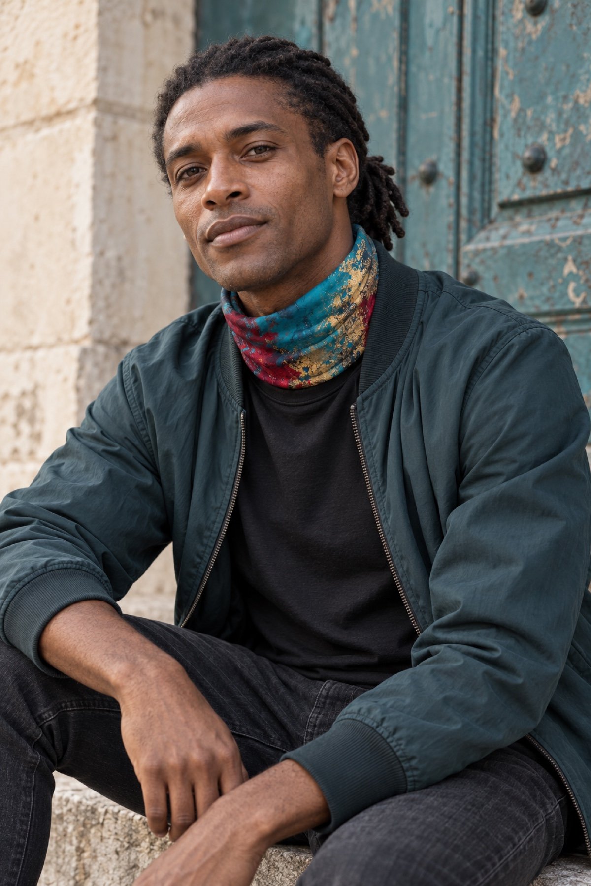 OCEAN STORM PIRATE AND PARROT BANDANA - Görsel 3