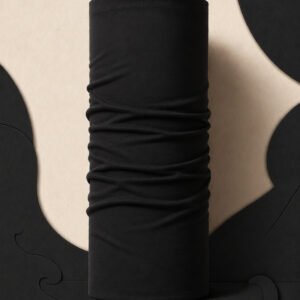 MIDNIGHT BLACK PIRATE AND PARROT BANDANA