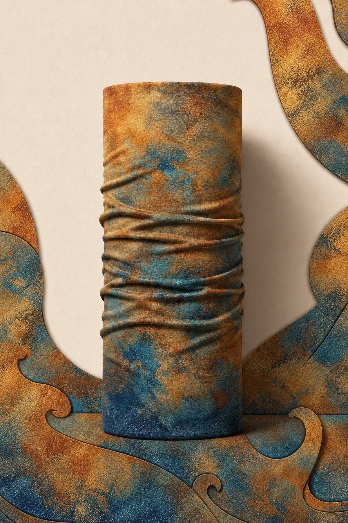 DESERT STONE PIRATE AND PARROT BANDANA