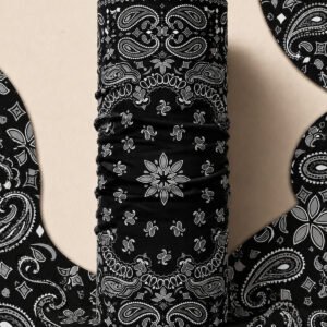 DARK SMOKE PIRATE AND PARROT BANDANA