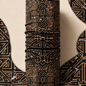 BROWN CAMO PIRATE AND PARROT BANDANA