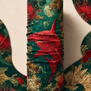 JUNGLE CAMO PIRATE AND PARROT BANDANA