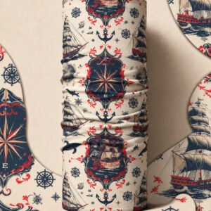 WHALE HUNT PIRATE AND PARROT BANDANA