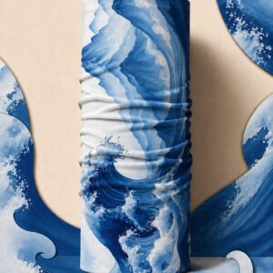 GREAT WAVE PIRATE AND PARROT BANDANA