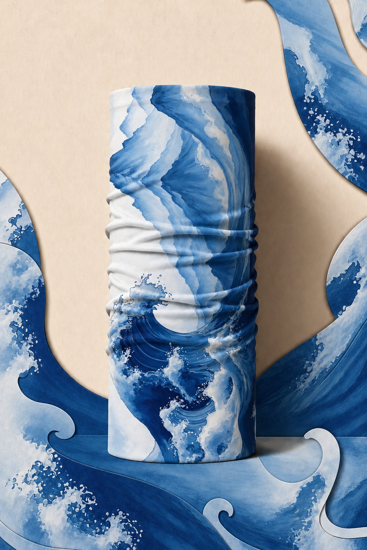 GREAT WAVE PIRATE AND PARROT BANDANA