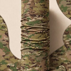 MULTI CAMO PIRATE AND PARROT BANDANA