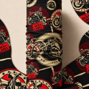 PIRATE GOLD PIRATE AND PARROT BANDANA