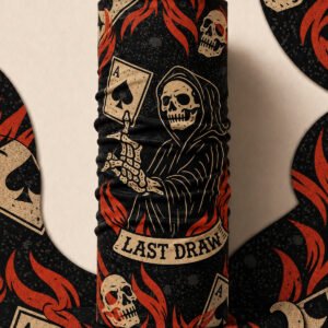 DARK GAMBLER PIRATE AND PARROT BANDANA