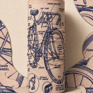 CYCLE PARTS PIRATE AND PARROT BANDANA