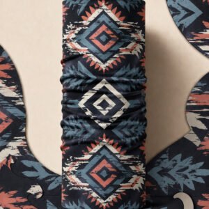 TRIBAL DIAMOND PIRATE AND PARROT BANDANA