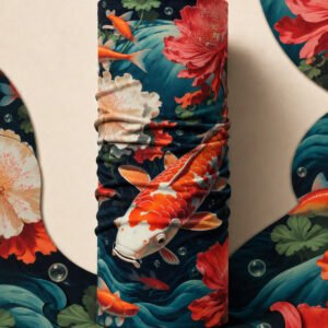 FIRE KOI PIRATE AND PARROT BANDANA