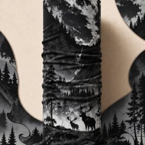 MOUNTAIN BLACK PIRATE AND PARROT BANDANA