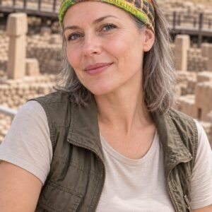 Alternative view of GOBEKLITEPE PIRATE AND PARROT BANDANA