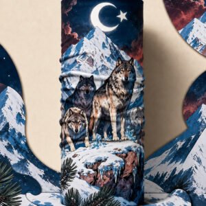 WOLF PATCH AND PARROT BANDANA